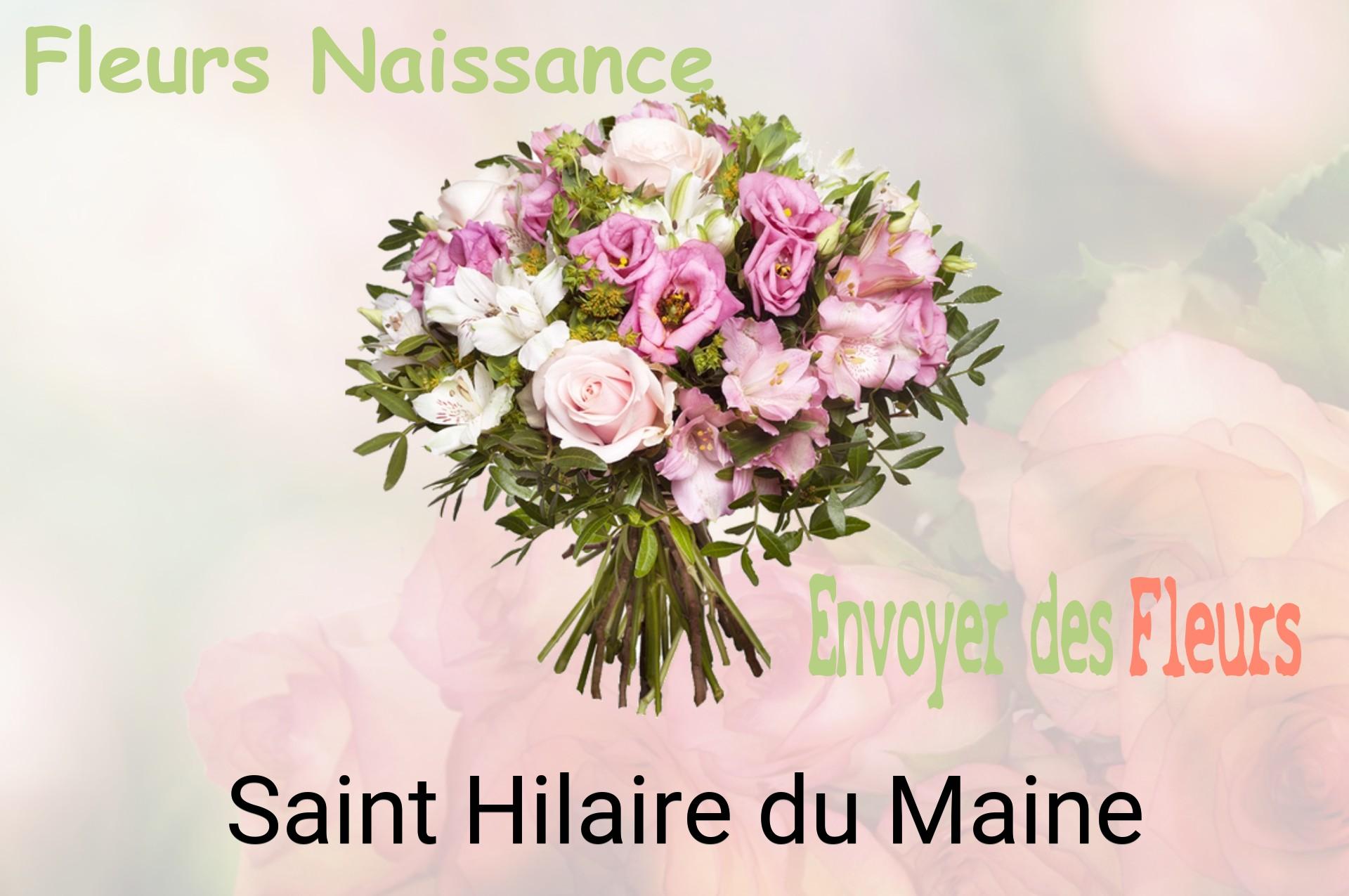 Bouquet de fleurs de naissance livré à Saint-Hilaire-du-Maine